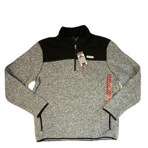 Eddie Bauer Men's 1/4 Zip Mock Neck Classic Fit Pullover Sweater Fleece